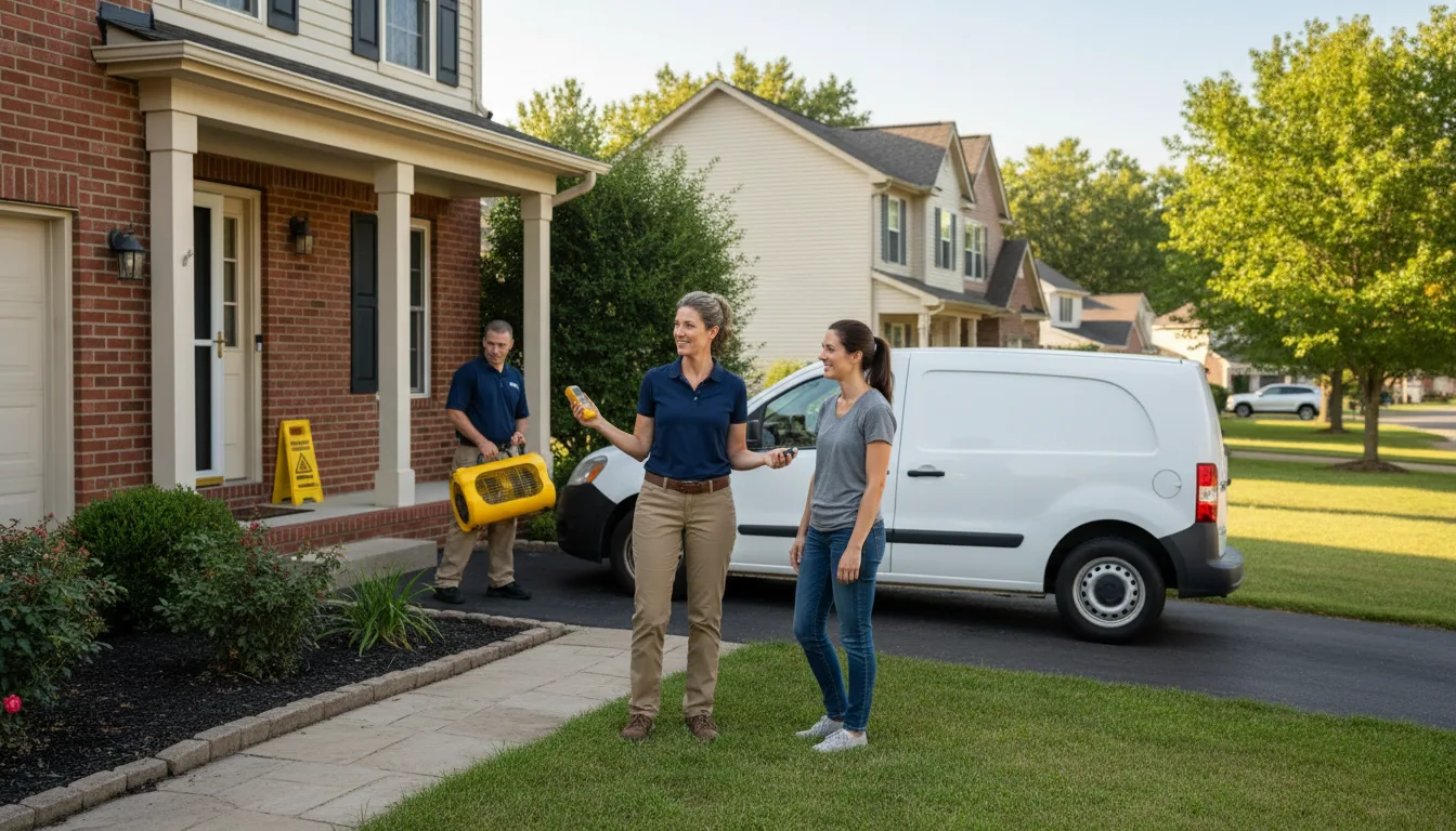 Residential water damage restoration in Mcintosh, MN